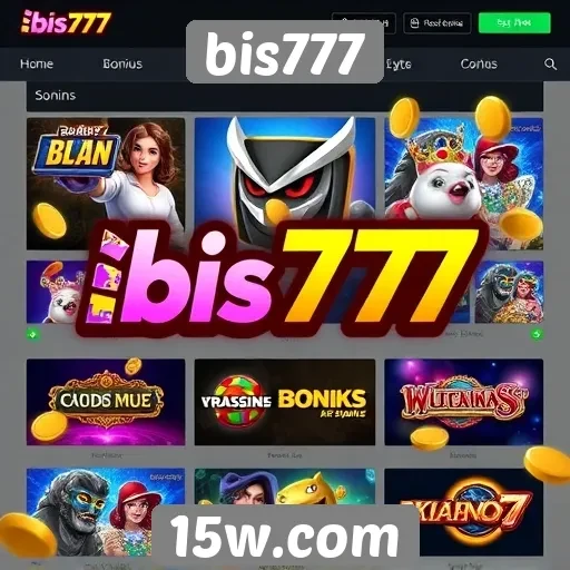 Plataforma bis777 oferece ampla variedade de jogos online